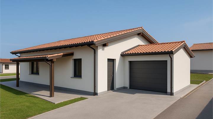OLEGGIO - NUOVA VILLA SINGOLA SU UNICO PIANO